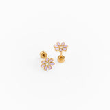 Daisy Purple Stud